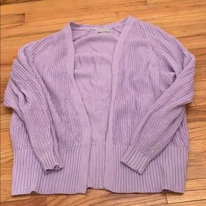 Purple Urban Outfitters cardigan with pockets